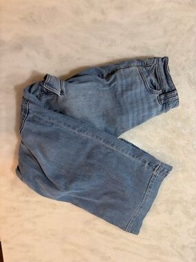 American Eagle Outfitters Relaxed Medium Washed Denim Jeans with Cargo Pockets